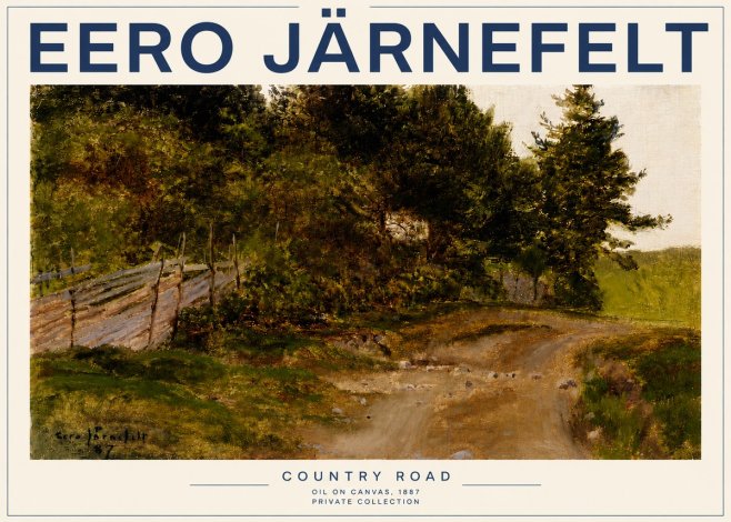 Eero Järnefelt Country Road No3 - Poster
