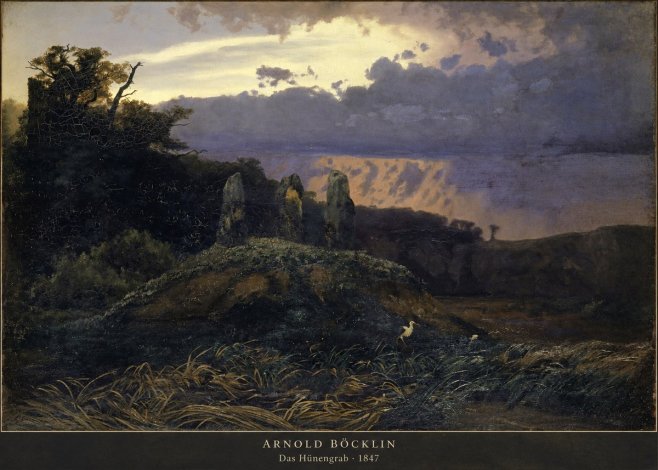 Arnold Böcklin Das Hünengrab No2 - Poster