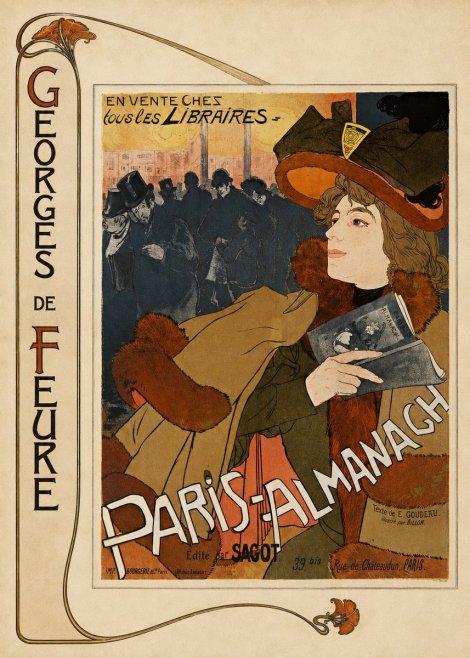 Georges de Feure Paris-almanach II No2 - Poster