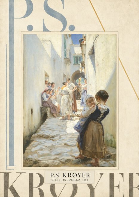 P.S. Krøyer Street in Torello No5 - Poster