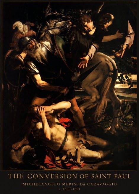Michelangelo Merisi da Caravaggio The Conversion of Saint Paul No5 - Poster