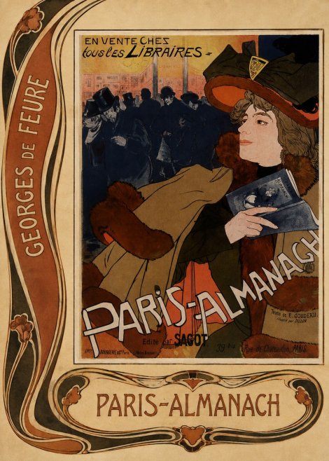 Georges de Feure Paris-almanach III No2 - Poster