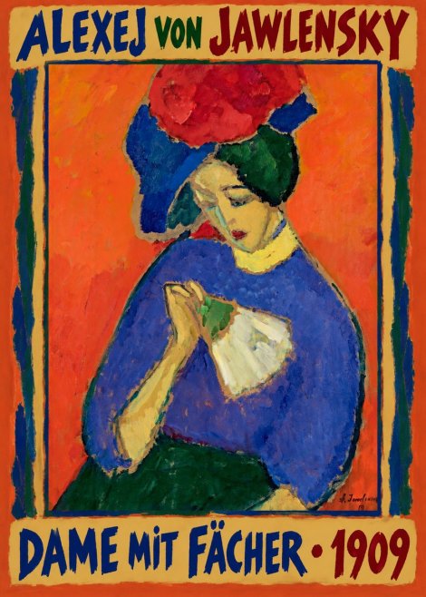 Alexej von Jawlensky Dame Mit Fächer No1 - Poster