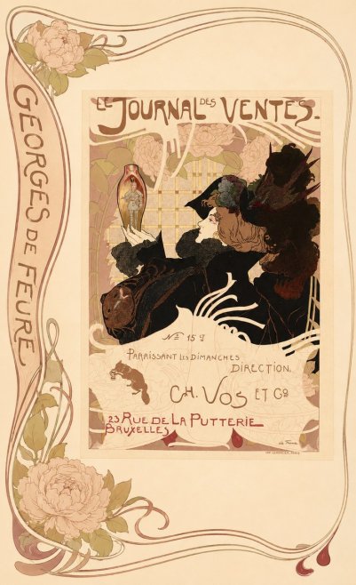Georges de Feure Le Journal Des Ventes No2 - Poster