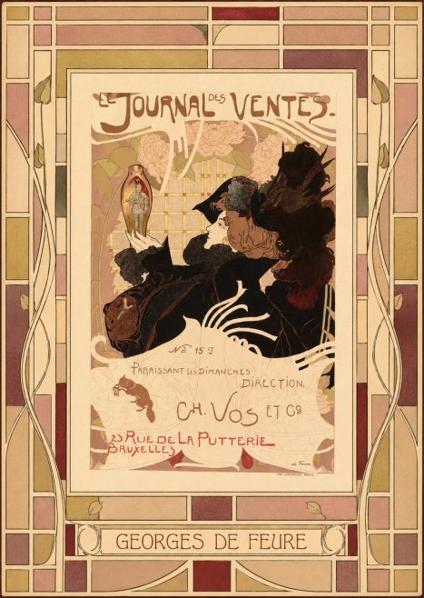 Georges de Feure Le Journal Des Ventes No4 - Poster