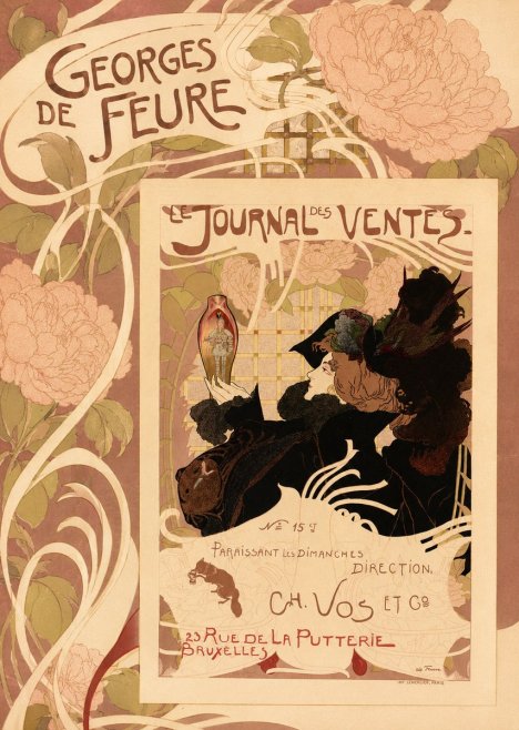 Georges de Feure Le Journal Des Ventes No6 - Poster