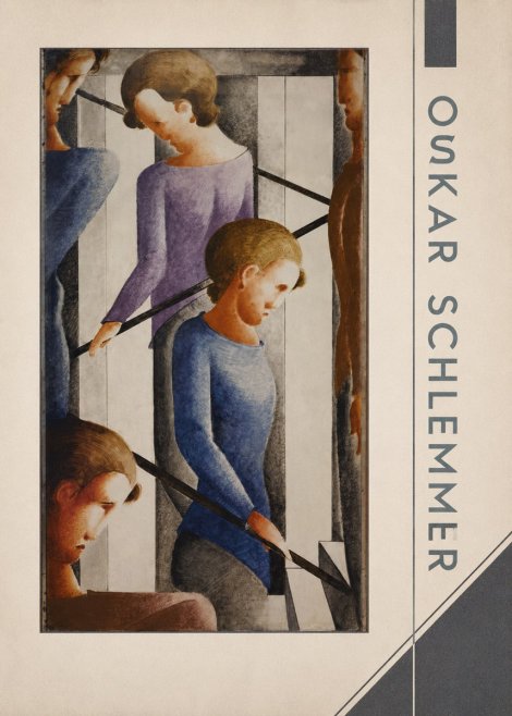 Oskar Schlemmer Staircase Figures II No2 - Poster