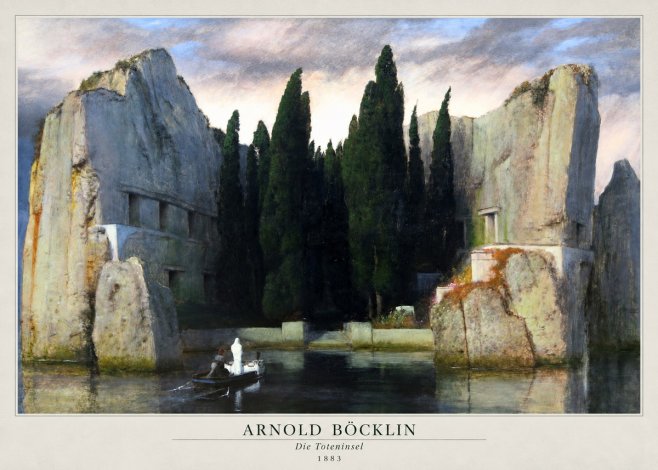 Arnold Böcklin Die Toteninsel VII No2 - Poster