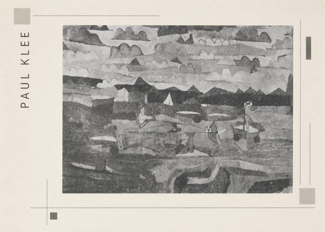 Paul Klee Coastal Landscape No5 - Poster