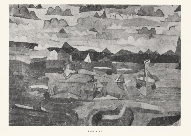 Paul Klee Coastal Landscape No6 - Poster