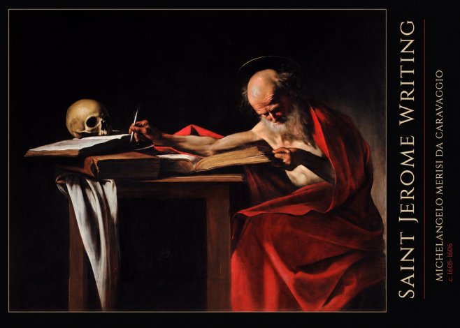 Michelangelo Merisi da Caravaggio Saint Jerome Writing IV No5 - Poster