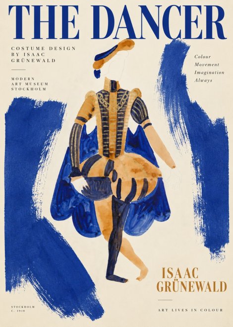 Isaac Grünewald Costume Design XV No3 - Poster