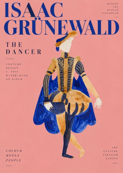 Isaac Grünewald Costume Design XV No4 - Poster