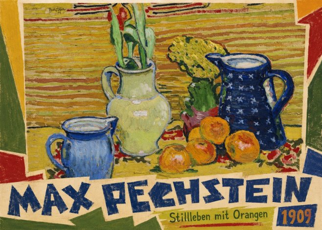 Max Pechstein Stillleben Mit Orangen No5 - Poster