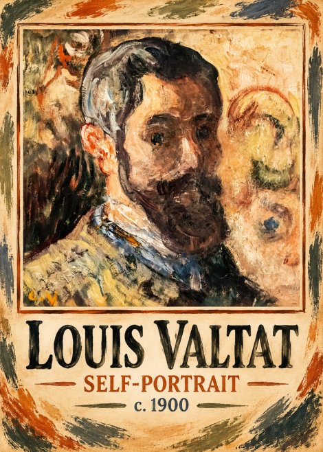 Louis Valtat Self-portrait No1 - Poster