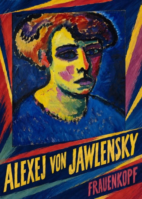 Alexej von Jawlensky Frauenkopf No4 - Poster