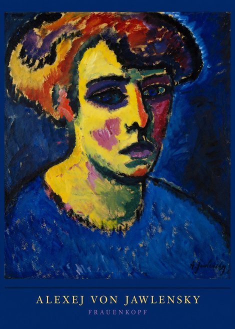 Alexej von Jawlensky Frauenkopf No6 - Poster