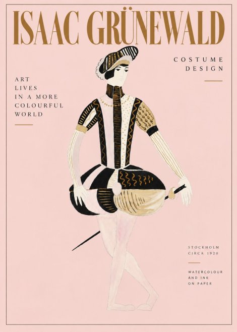 Isaac Grünewald Costume Study VI No6 - Poster