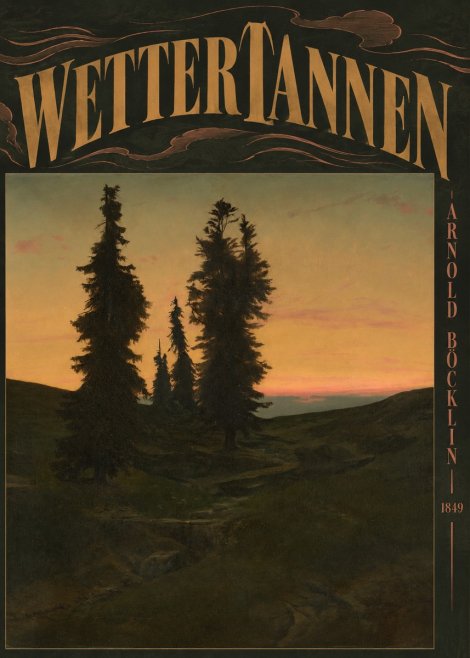 Arnold Böcklin Wettertannen No6 - Poster
