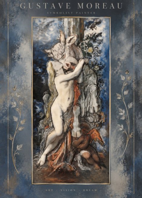 Gustave Moreau Europe and the Bull No5 - Poster