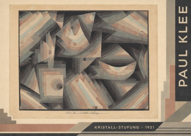 Paul Klee Kristall-stufung II No2 - Poster