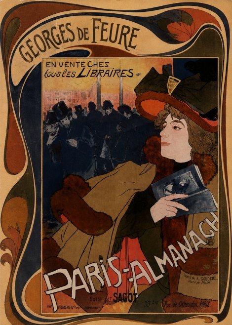 Georges de Feure Paris-almanach IV No2 - Poster