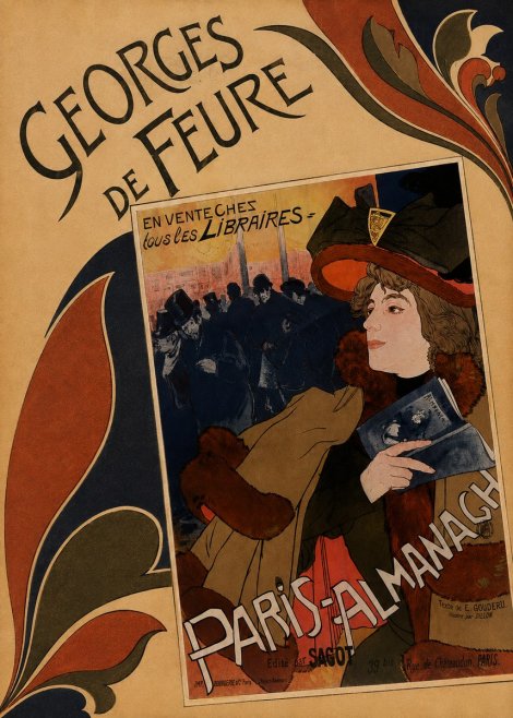 Georges de Feure Paris-almanach IV No3 - Poster