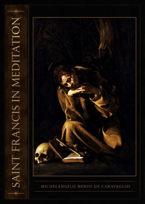 Michelangelo Merisi da Caravaggio Saint Francis in Meditation II No2 - Poster