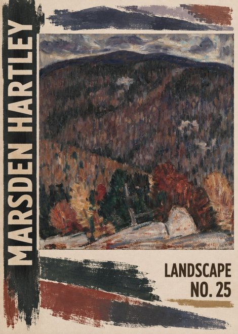 Marsden Hartley Landscape No. 25 No2 - Poster