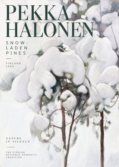 Pekka Halonen Snow-laden Pines No2 - Poster