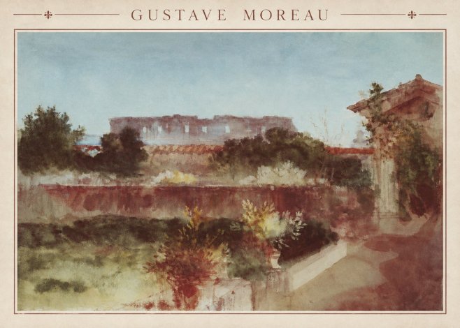 Gustave Moreau Rome No2 - Poster