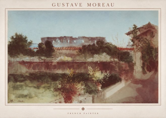 Gustave Moreau Rome No3 - Poster