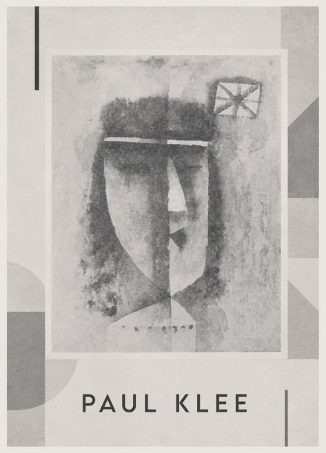 Paul Klee Head of a Man No4 - Poster