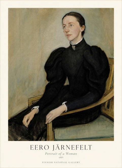 Eero Järnefelt Portrait of a Woman No1 - Poster