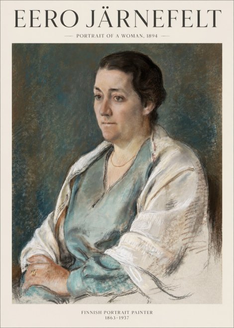 Eero Järnefelt Portrait of a Woman, 1894 No1 - Poster