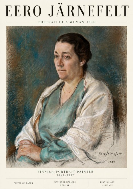 Eero Järnefelt Portrait of a Woman, 1894 No6 - Poster
