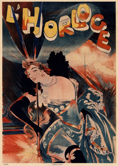 Georges de Feure L'horloge Naya No5 - Poster