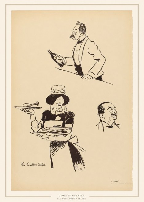 Georges Goursat Les Bouillons Carlier II No5 - Poster