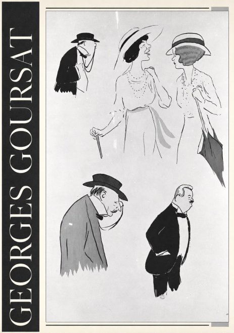 Georges Goursat Character Studies No3 - Poster