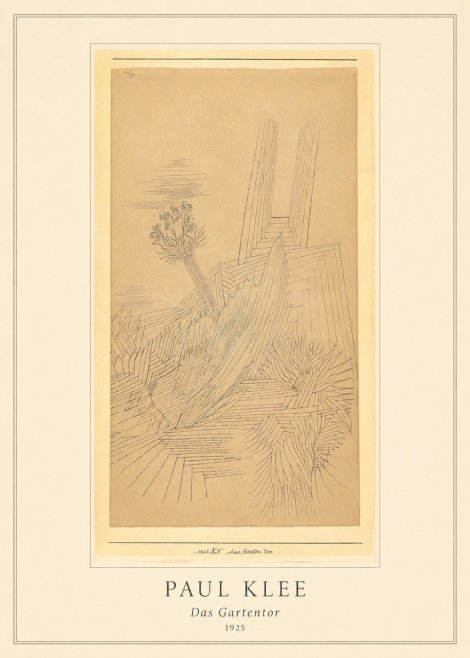 Paul Klee Das Gartentor II No5 - Poster
