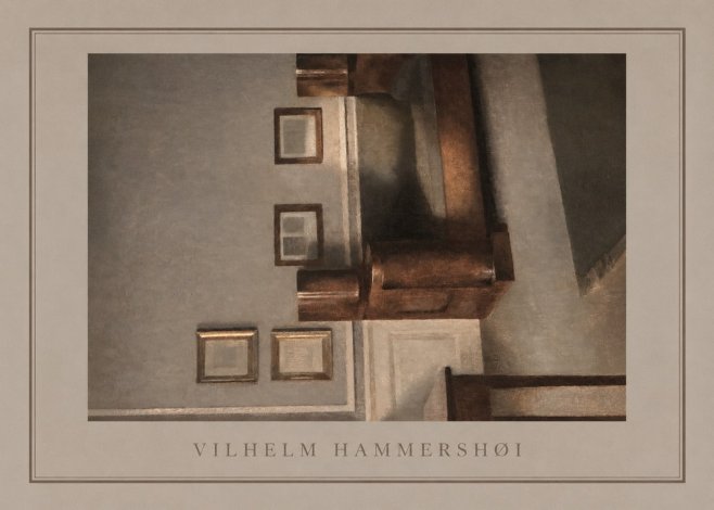 Vilhelm Hammershøi Interior II No3 - Poster