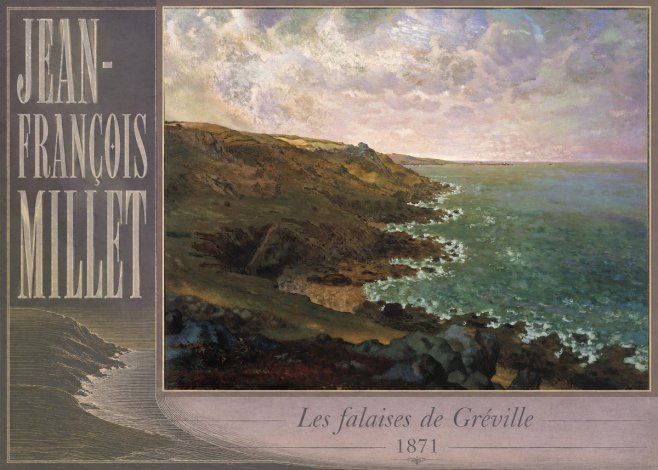 Jean-François Millet Les Falaises De Gréville No3 - Poster