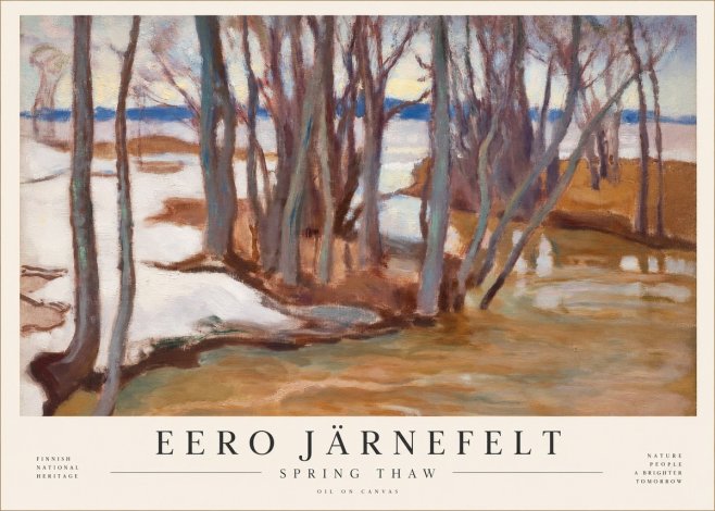 Eero Järnefelt Spring Thaw No4 - Poster
