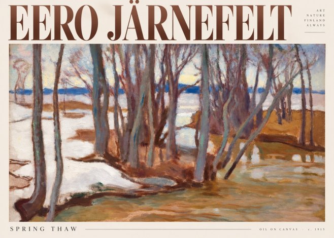 Eero Järnefelt Spring Thaw No5 - Poster