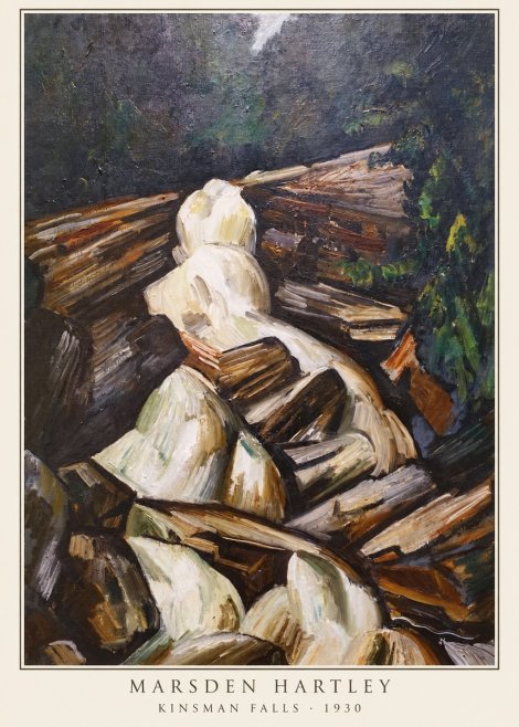 Marsden Hartley Kinsman Falls No6 - Poster