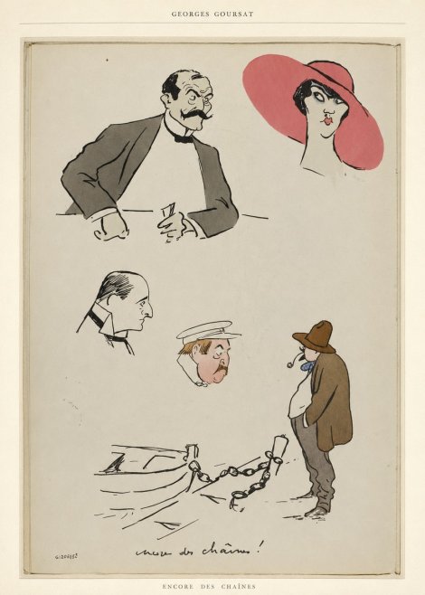 Georges Goursat Encore Des Chaînes! No5 - Poster
