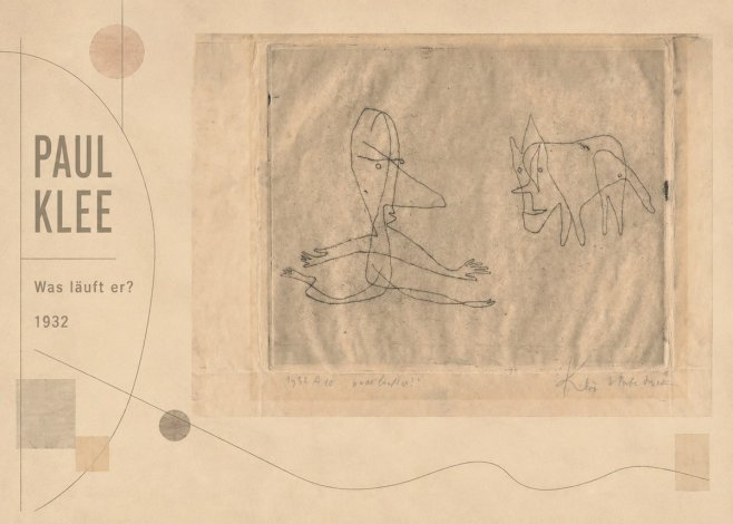 Paul Klee Was Läuft Er? No2 - Poster