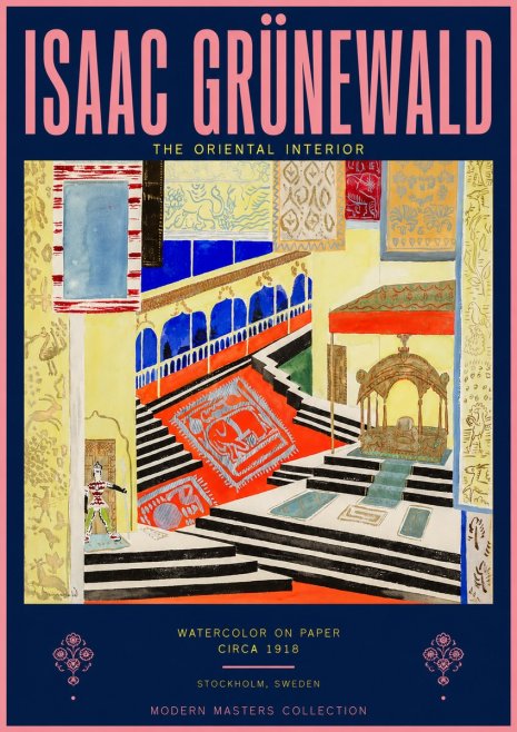 Isaac Grünewald The Oriental Interior No2 - Poster