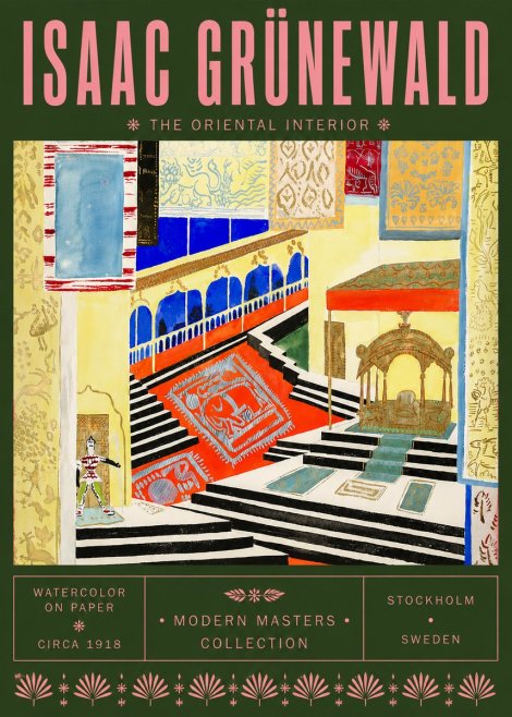 Isaac Grünewald The Oriental Interior No6 - Poster