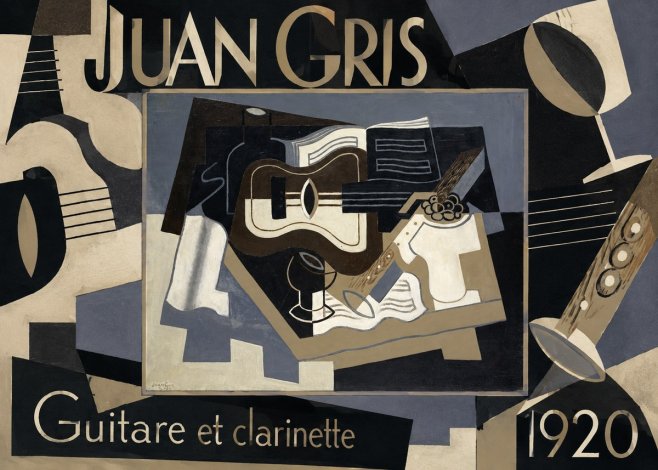 Juan Gris Guitare Et Clarinette No6 - Poster